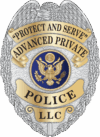 advanced private police logo